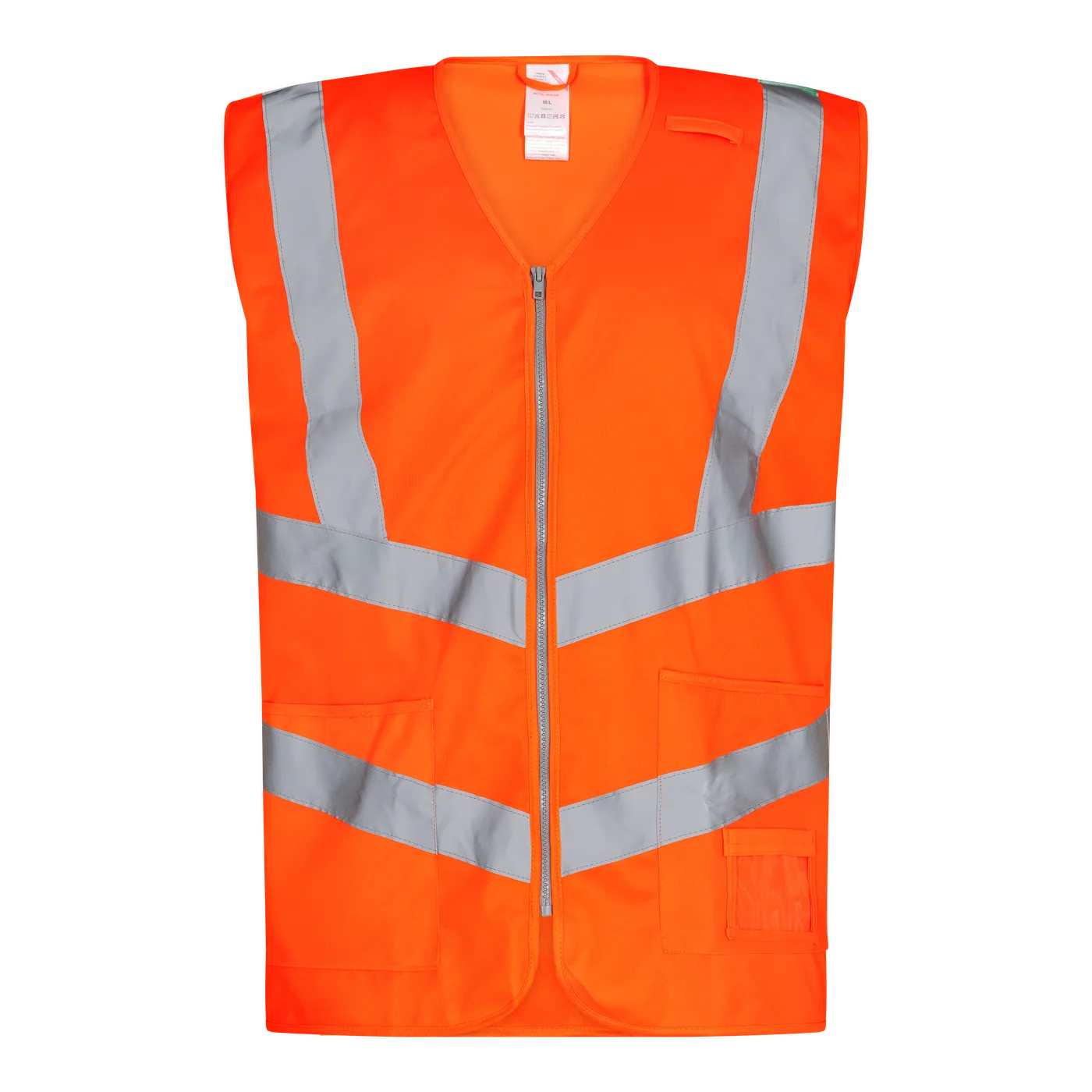 Safety Weste mit Reißverschluss